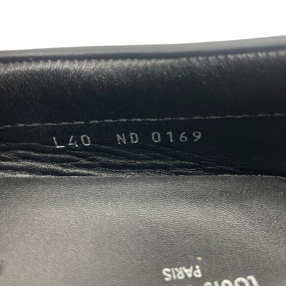 Louis Vuitton Gloria Leather Flat Loafers Blue LV Pop Monogram Size 40 - Picture 13 of 13